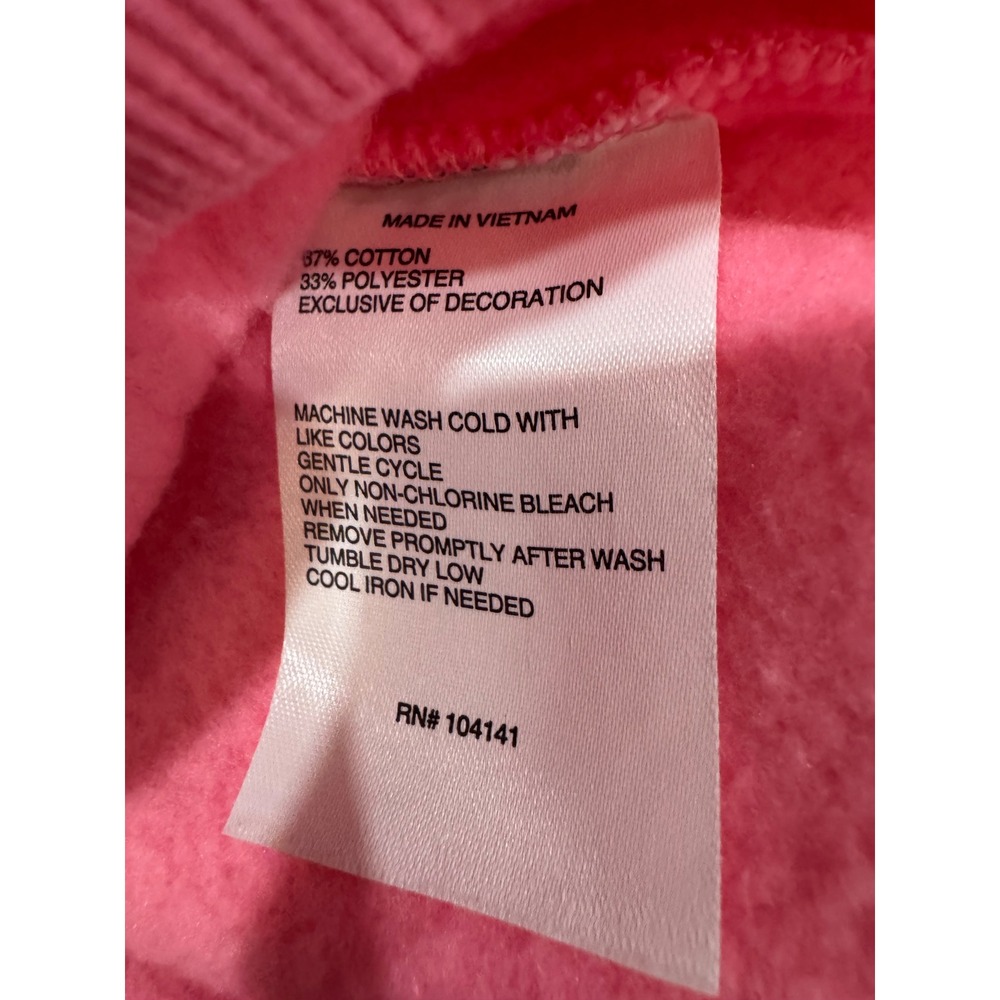 DSG Womens Classic Fleece Hoodie Blushing Bright Pink Sweatshirt Medium NWT Cozy - Picture 5 of 7